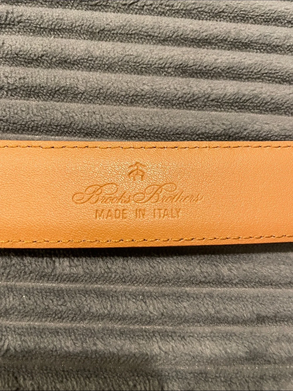 Classic Men’s Brooks Brothers Brown belt - Genuine Leather - Size 36-WORN TWICE